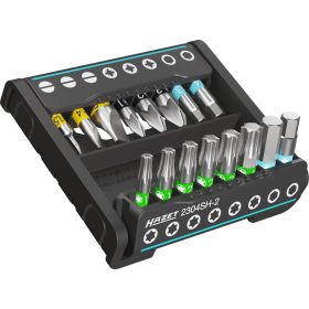   SmartHolder mit 16 Bits ∙ kurz ∙ SW 0.4 x 1.5 – 1.2 x 6.5 mm ∙ PZ1 – PZ3 ∙ 3 – 6 mm ∙ T10 – T40 ∙ 16 teilig